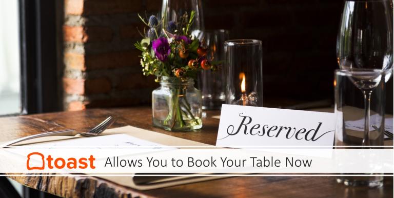 book your table now